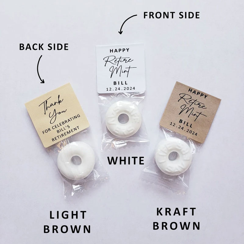 Mint to Be Retirement Favors Personalized Retirement Favor Mints Retirement Favor