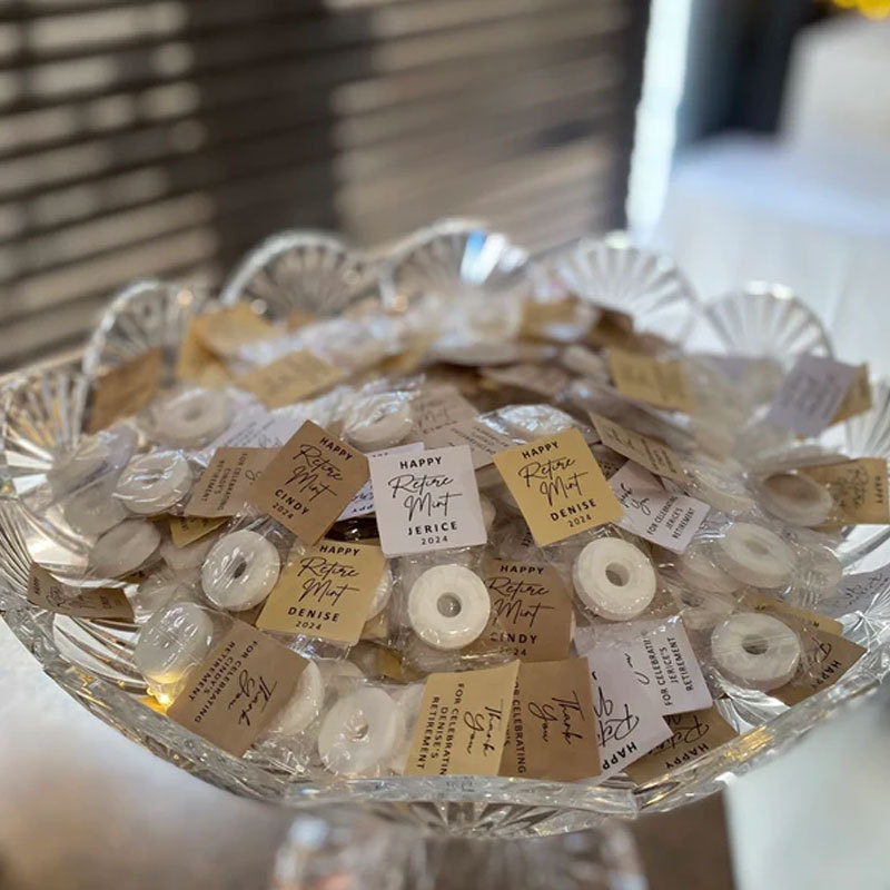 Mint to Be Retirement Favors Personalized Retirement Favor Mints Retirement Favor