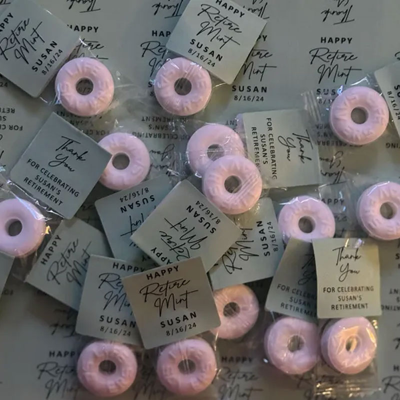 Mint to Be Retirement Favors Personalized Retirement Favor Mints Retirement Favor