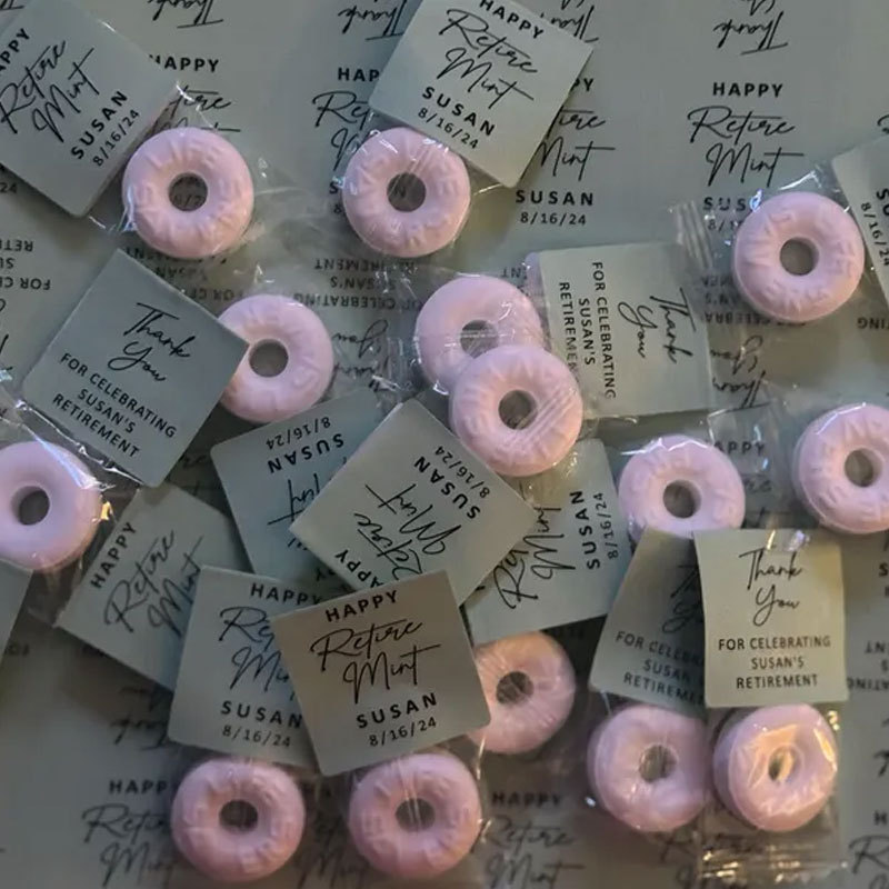 Mint to Be Retirement Favors Personalized Retirement Favor Mints Retirement Favor