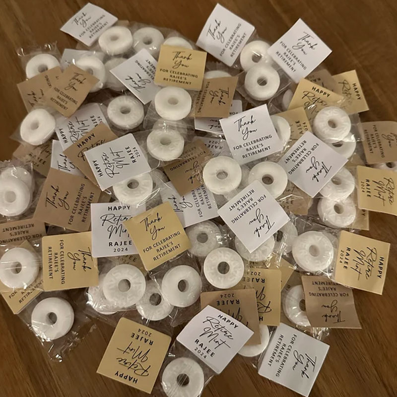 Mint to Be Retirement Favors Personalized Retirement Favor Mints Retirement Favor