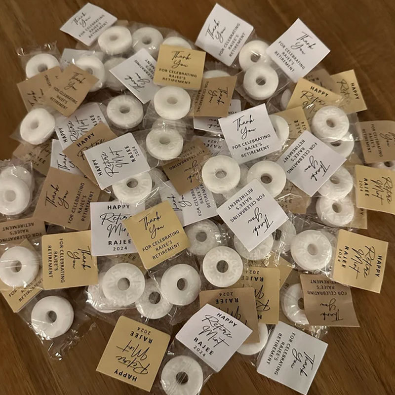 Mint to Be Retirement Favors Personalized Retirement Favor Mints Retirement Favor