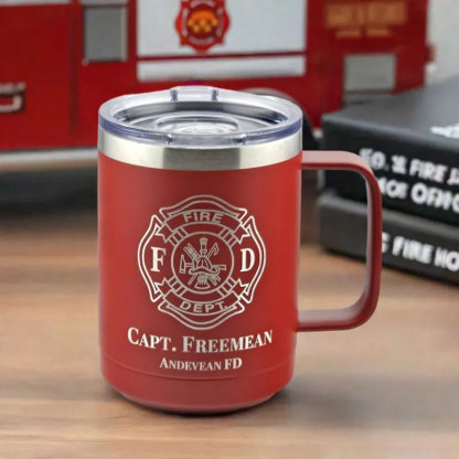Personalized Firefighters Coffee Mug Engraved Cup