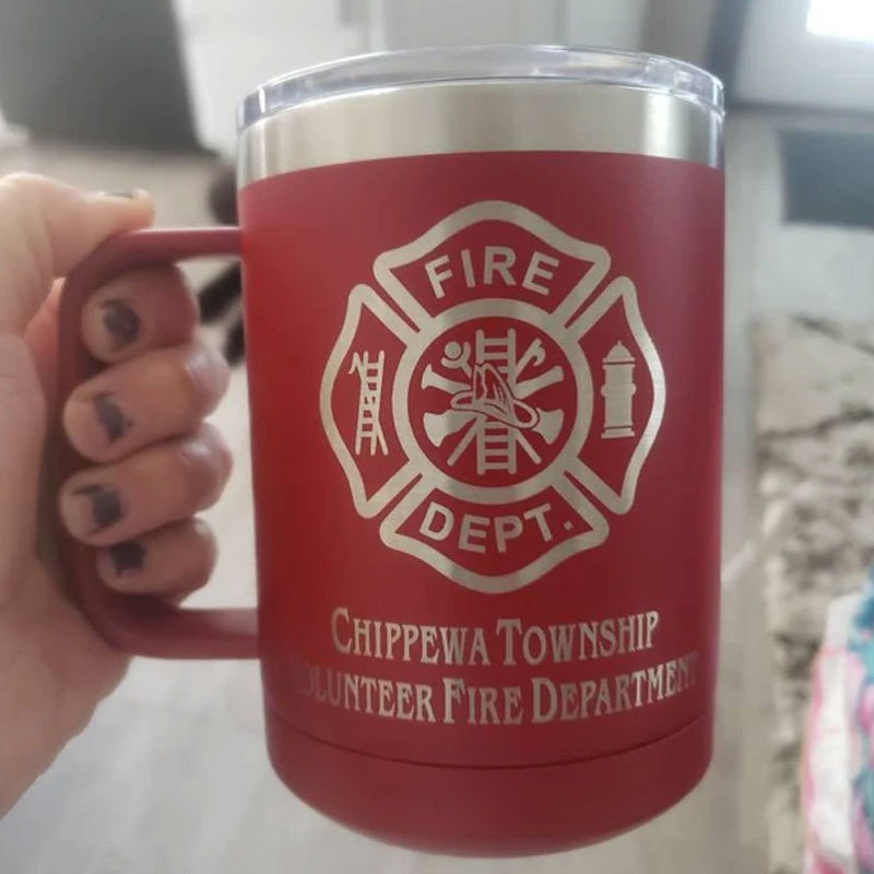 Personalized Firefighters Coffee Mug Engraved Cup