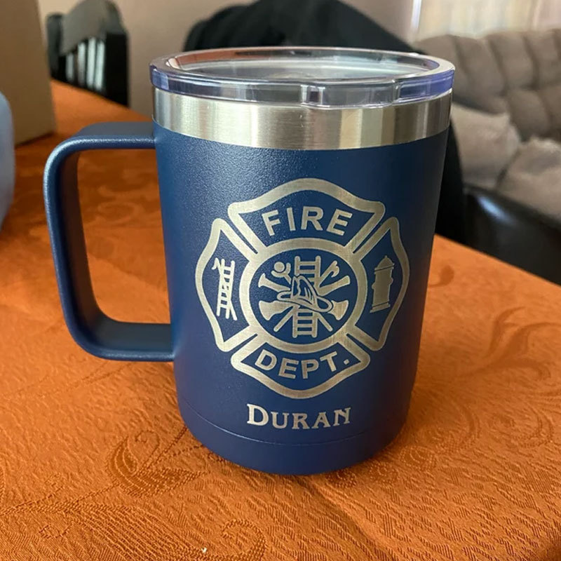 Personalized Firefighters Coffee Mug Engraved Cup
