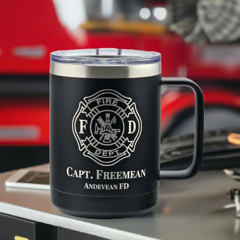 Personalized Firefighters Coffee Mug Engraved Cup