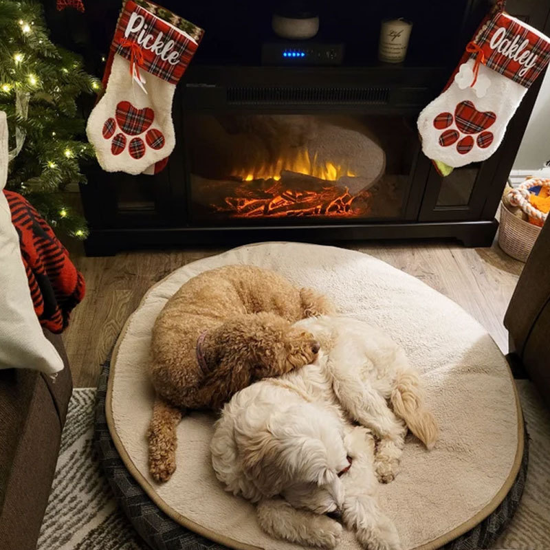 Personalized Dog Christmas Stocking Plaid Dog Christmas Stocking, Cat stocking