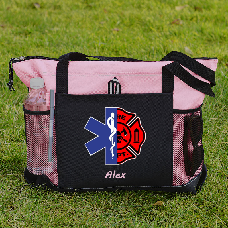 Star of Life Fire Department Symbol Custom Tote Bag