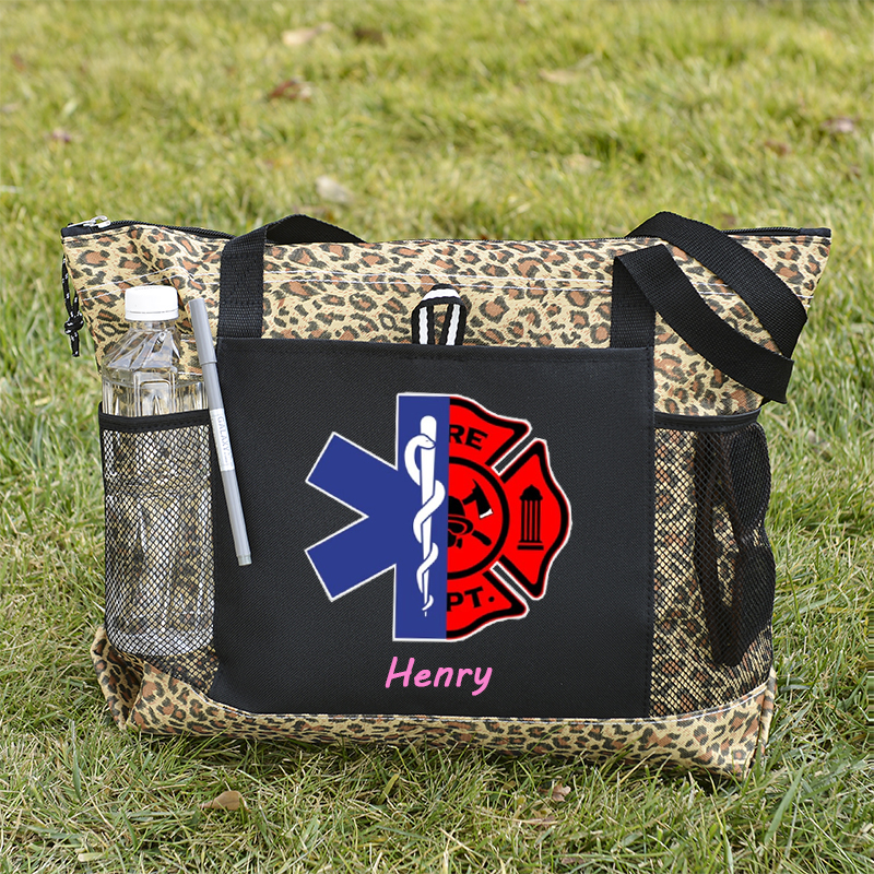 Star of Life Fire Department Symbol Custom Tote Bag