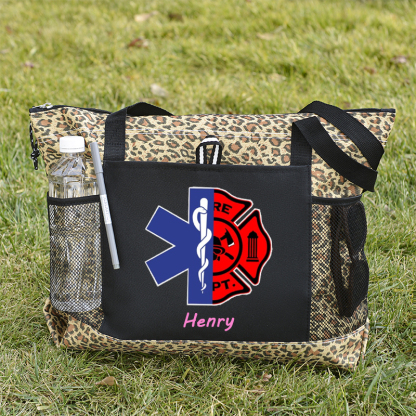 Star of Life Fire Department Symbol Custom Tote Bag
