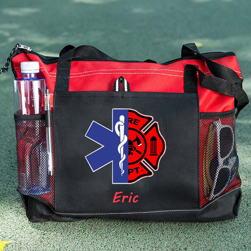 Star of Life Fire Department Symbol Custom Tote Bag