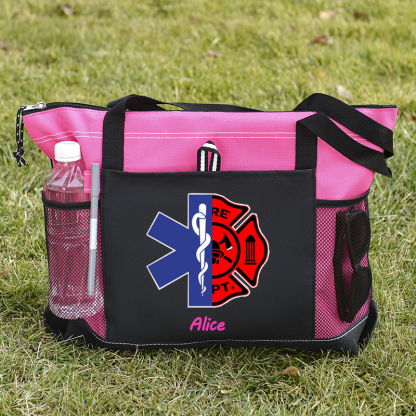 Star of Life Fire Department Symbol Custom Tote Bag