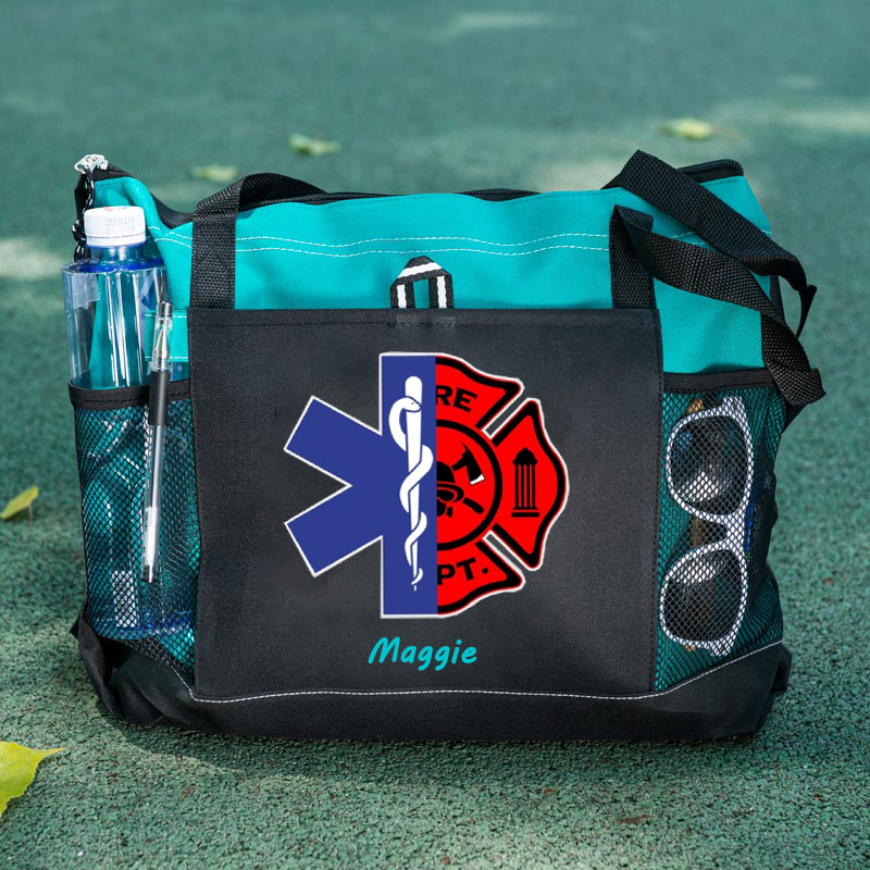Star of Life Fire Department Symbol Custom Tote Bag