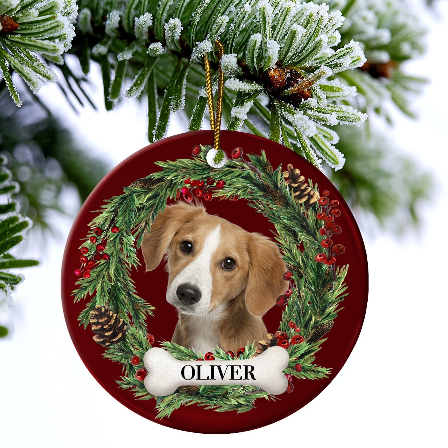 Custom Photo Lovely Pet Face - Christmas Gift For Pet Lovers, Pet Memorial