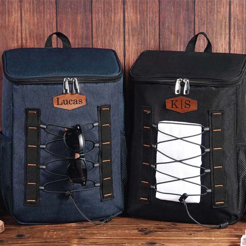 Custom Lunch Cooler Backpack Hiking Cooler Backpack Golf Beer Cooler Gift for Him