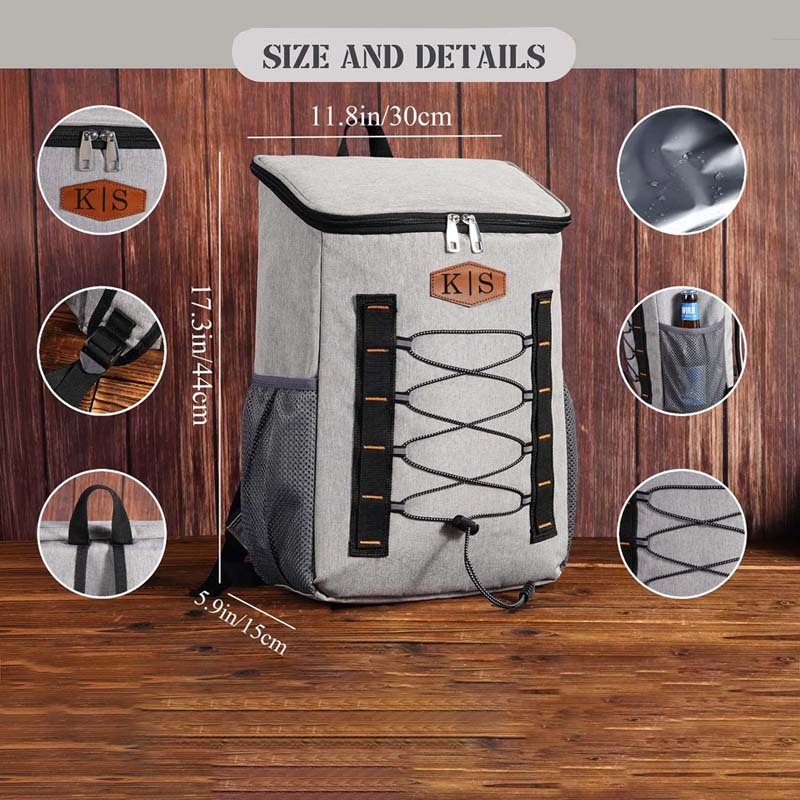 Custom Lunch Cooler Backpack Hiking Cooler Backpack Golf Beer Cooler Gift for Him