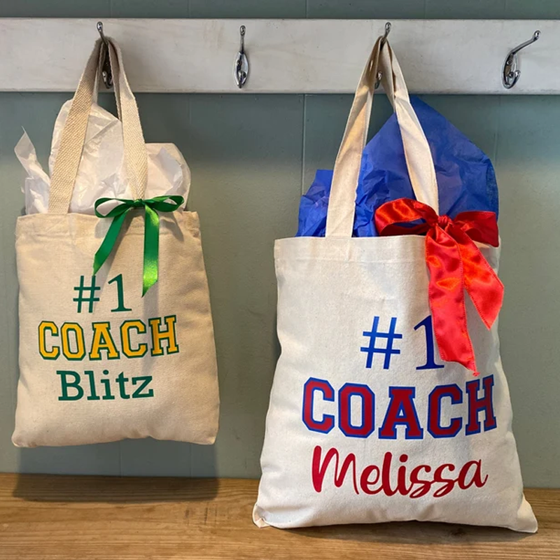 Senior Banquet Gift Tote Bag Name Number 2025 Jersey Team hockey School Sports