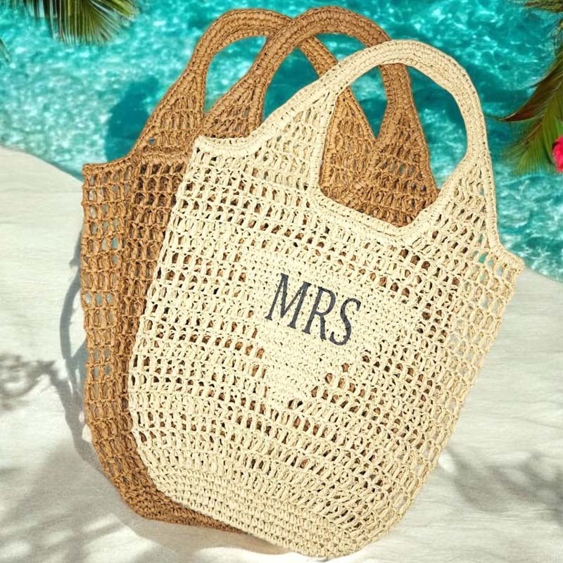 Personalized Beach Tote Bag For Women Girls Trip Gift Idea Birthday Trip Party Favor Bag
