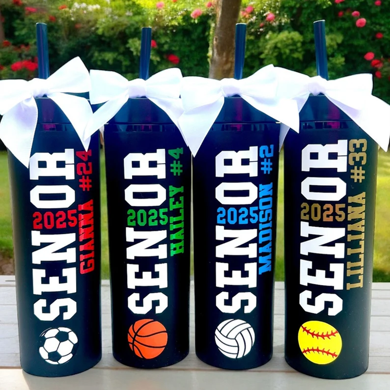 Senior Gifts Senior Night Gifts Softball Basketball Volleyball Soccer Sports Water Bottle