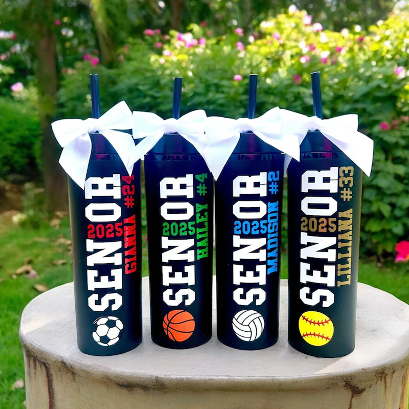 Senior Gifts Senior Night Gifts Softball Basketball Volleyball Soccer Sports Water Bottle