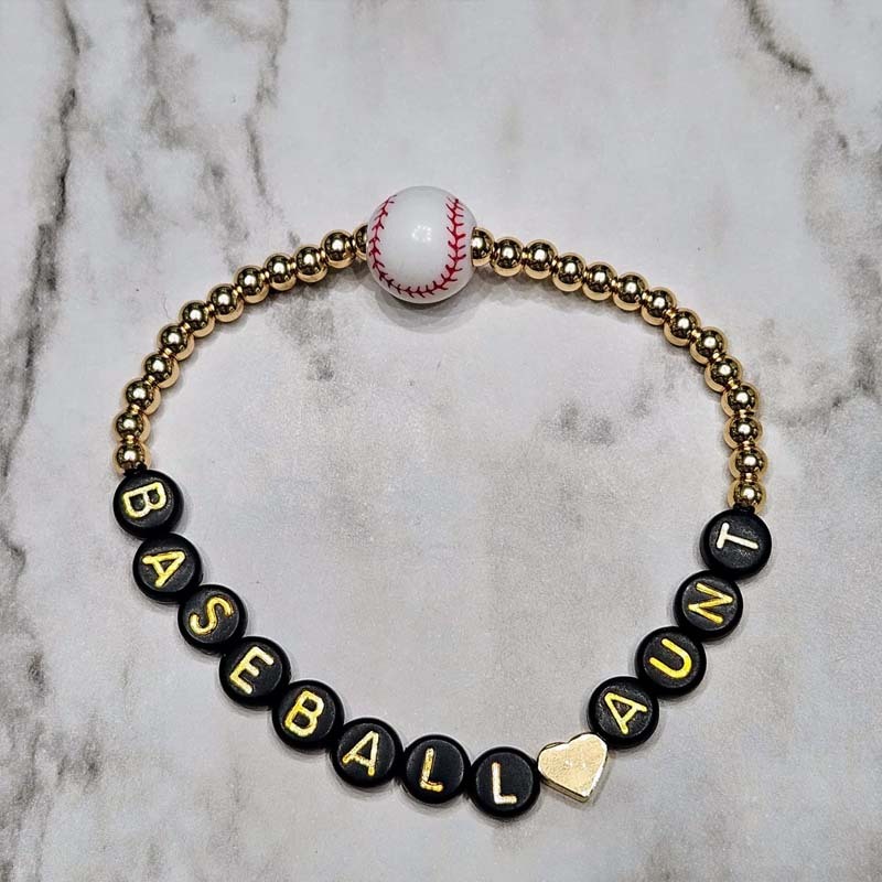 Baseball mom bracelet baseball mom gift baseball gift ball mom stackable bracelets for mama MLB
