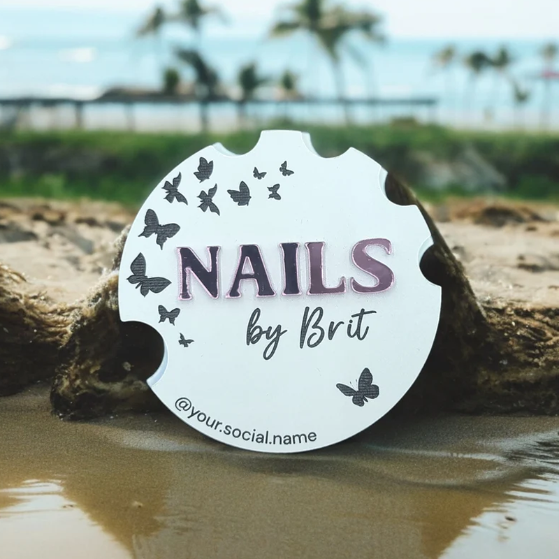 Nailfie Disc Photo prop for Nails Nail Tech Gifts Beauty Salon Sign