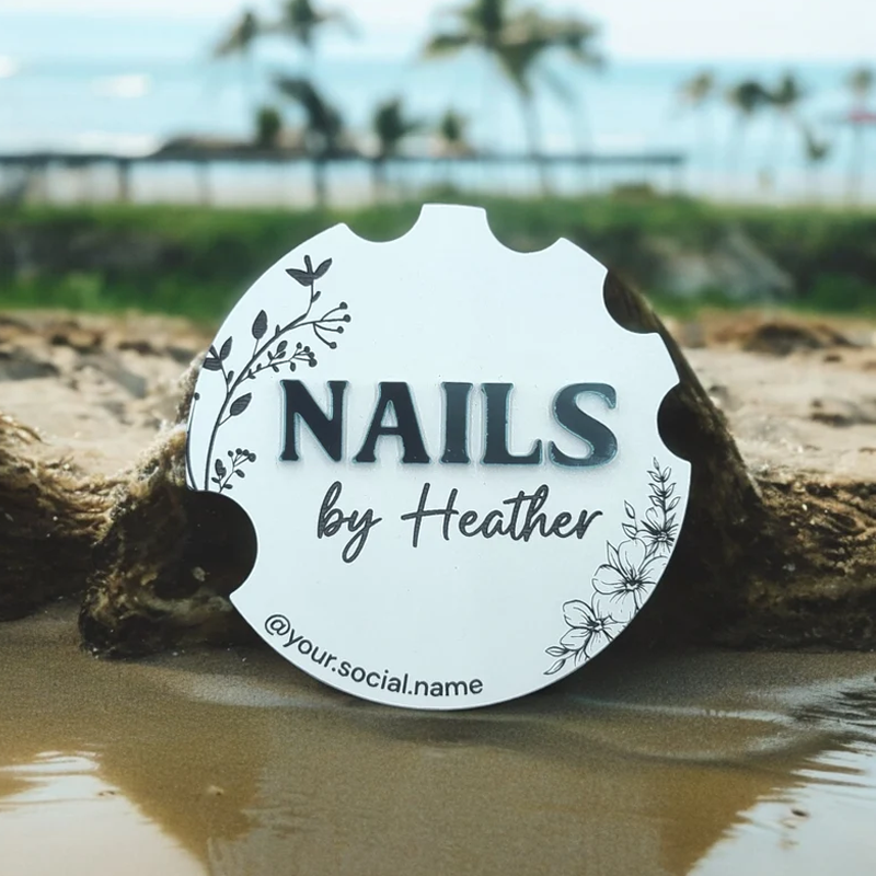 Nailfie Disc Photo prop for Nails Nail Tech Gifts Beauty Salon Sign