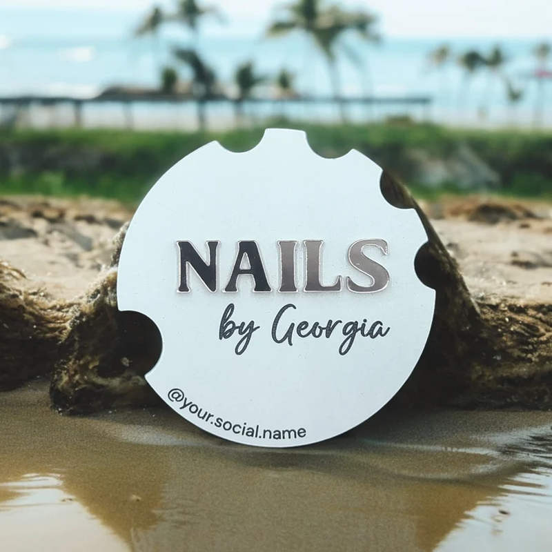 Nailfie Disc Photo prop for Nails Nail Tech Gifts Beauty Salon Sign