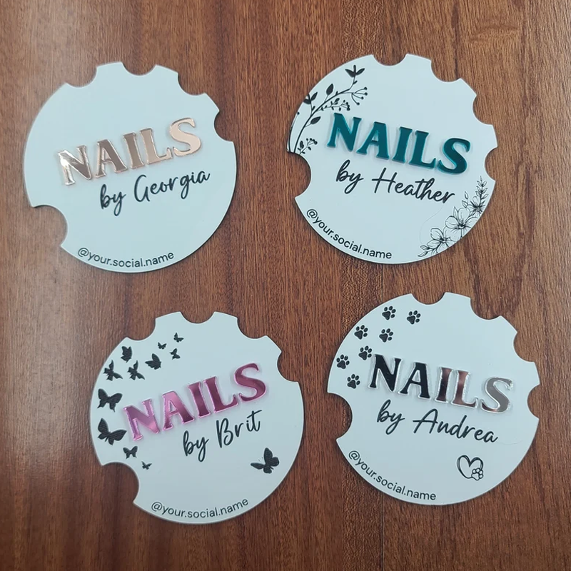 Nailfie Disc Photo prop for Nails Nail Tech Gifts Beauty Salon Sign