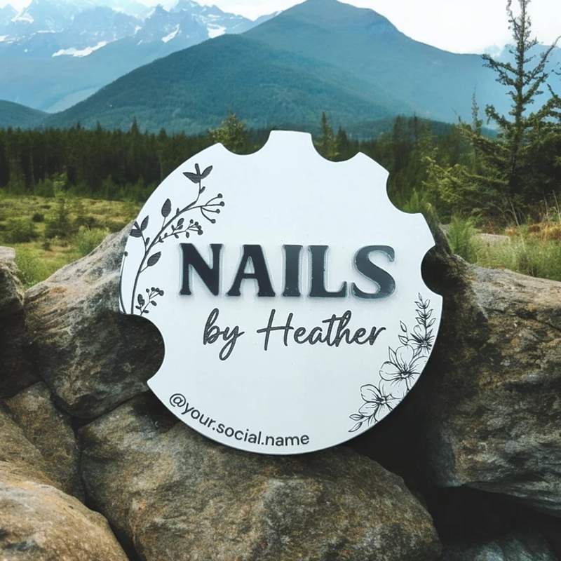 Nailfie Disc Photo prop for Nails Nail Tech Gifts Beauty Salon Sign