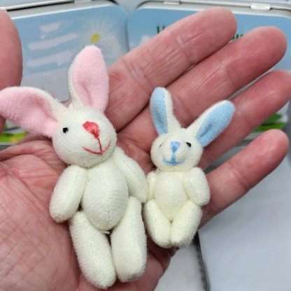 Bunny mummy tiny plush pocket tin bunny mummy gift mummy baby bunny