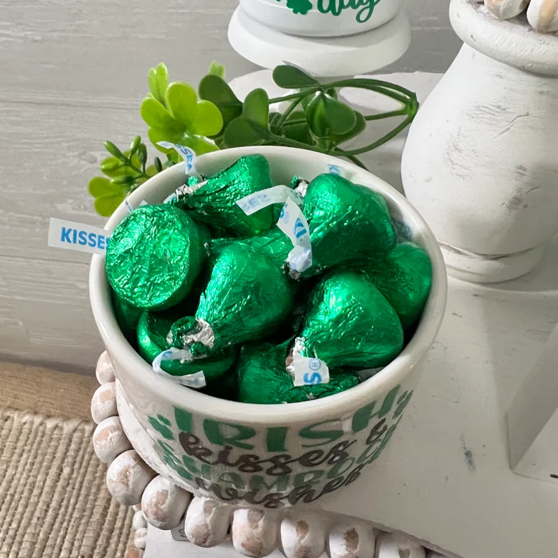 St Patrick's tiered tray  tiered tray accessory St Patricks Day candy dish