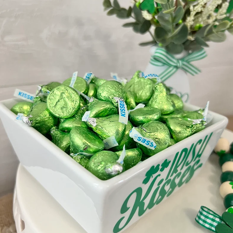 St. Patricks Day candy dish St Patricks day shelf decor St patricks day gift