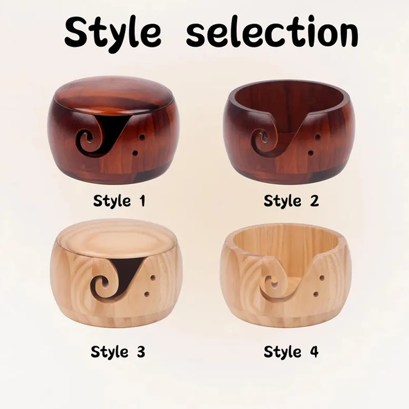 Custom Wooden Small Yarn Bowl Handmade Yarn Bowl Personalized Yarn Bowl