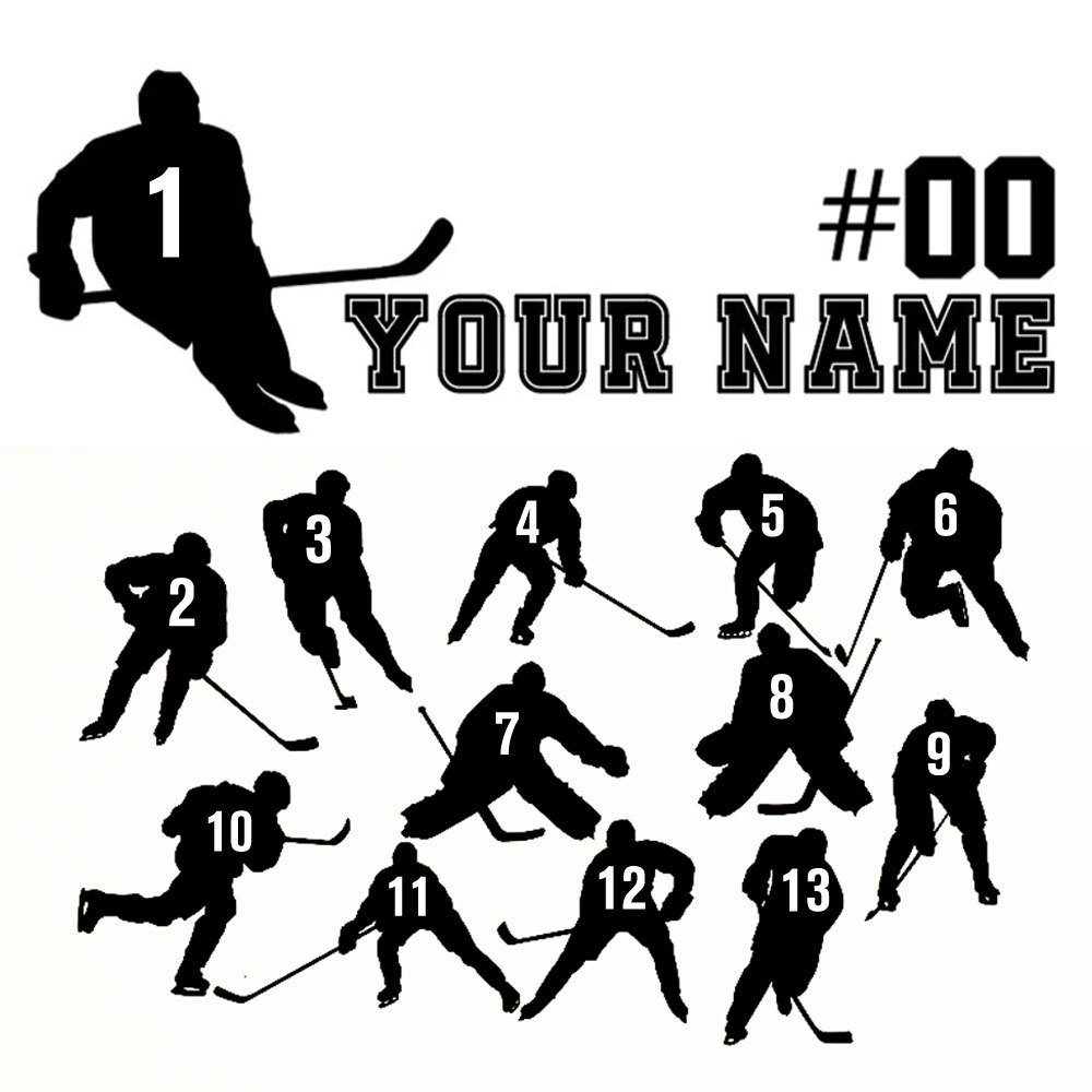 Personalized Hockey Truck Hat With Name and Number