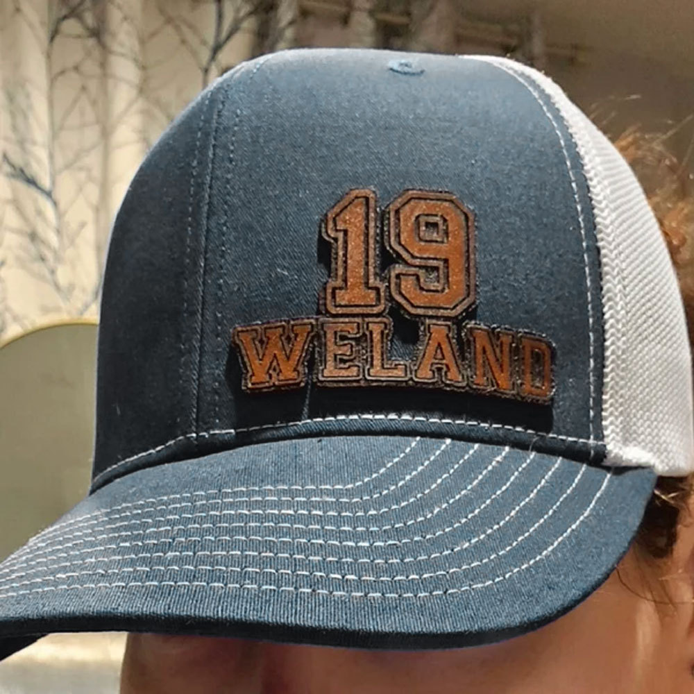 Personalized Hat with Jersey Number and Name for Hockey Lovers