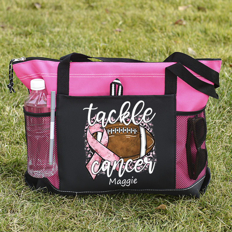 Tackle cancer Breast cancer awareness Tote Bag