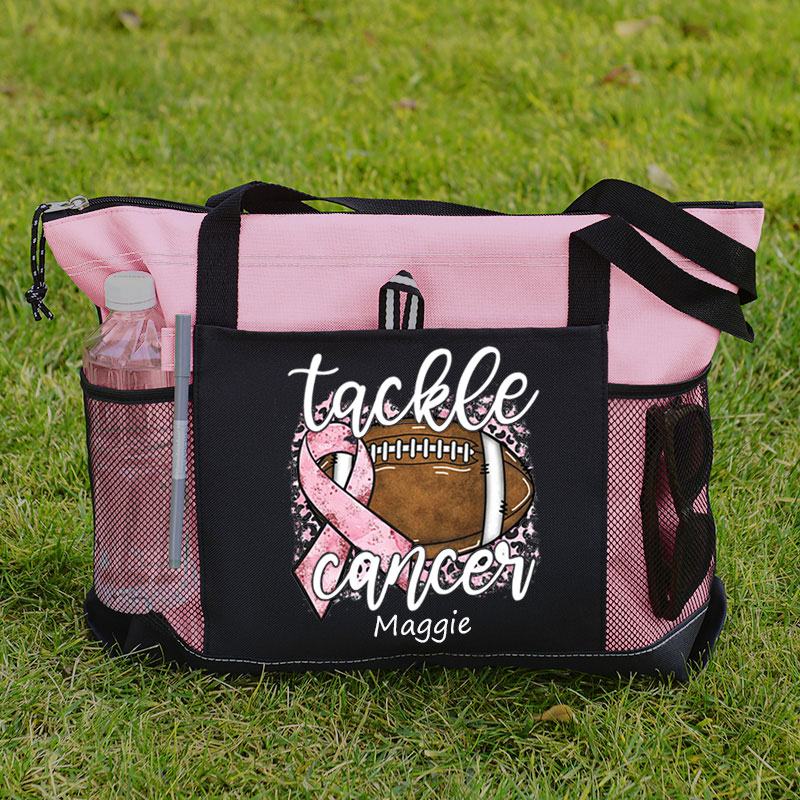 Tackle cancer Breast cancer awareness Tote Bag