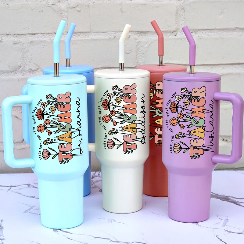 Teacher 40oz Tumbler Personalized Teacher Gift