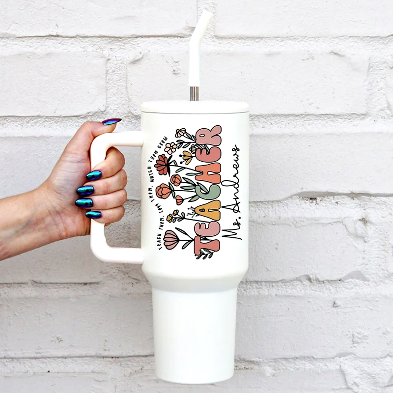 Teacher 40oz Tumbler Personalized Teacher Gift