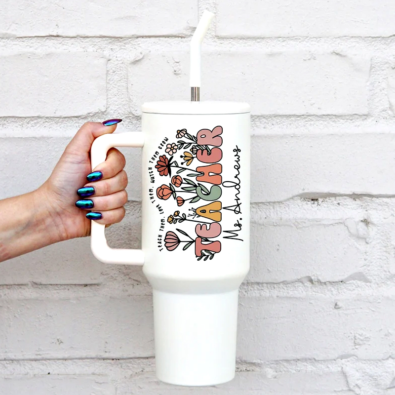 Teacher 40oz Tumbler Personalized Teacher Gift