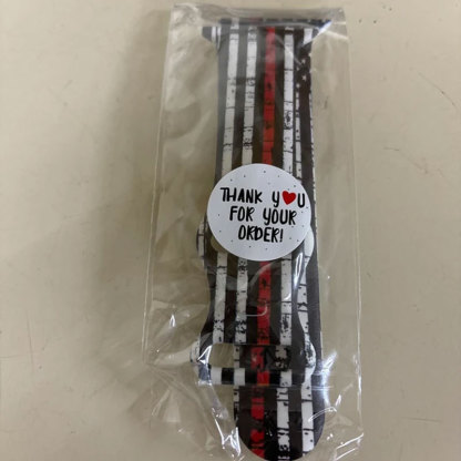 Thin Red Line Watch Band Firefighter Watch Band