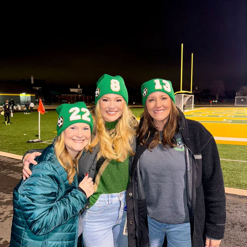 Custom Beanie for Hockey Mom, Hat for Hockey Player, Mutil Sports