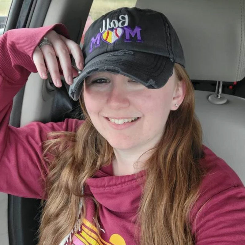 Baseball Mom and Softball Mom Ball Cap Sports Mom Hat