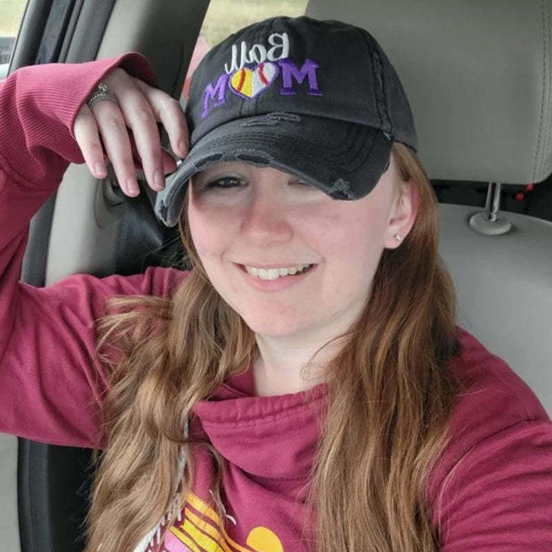 Baseball Mom and Softball Mom Ball Cap Sports Mom Hat