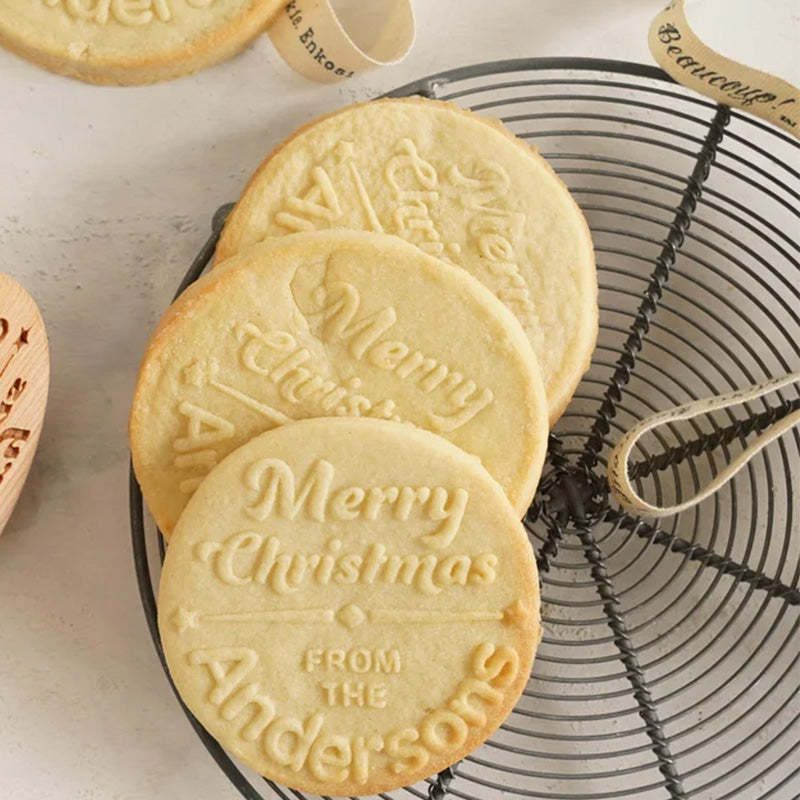 Personalized Christmas Cookie Cutter Gift Cookie From