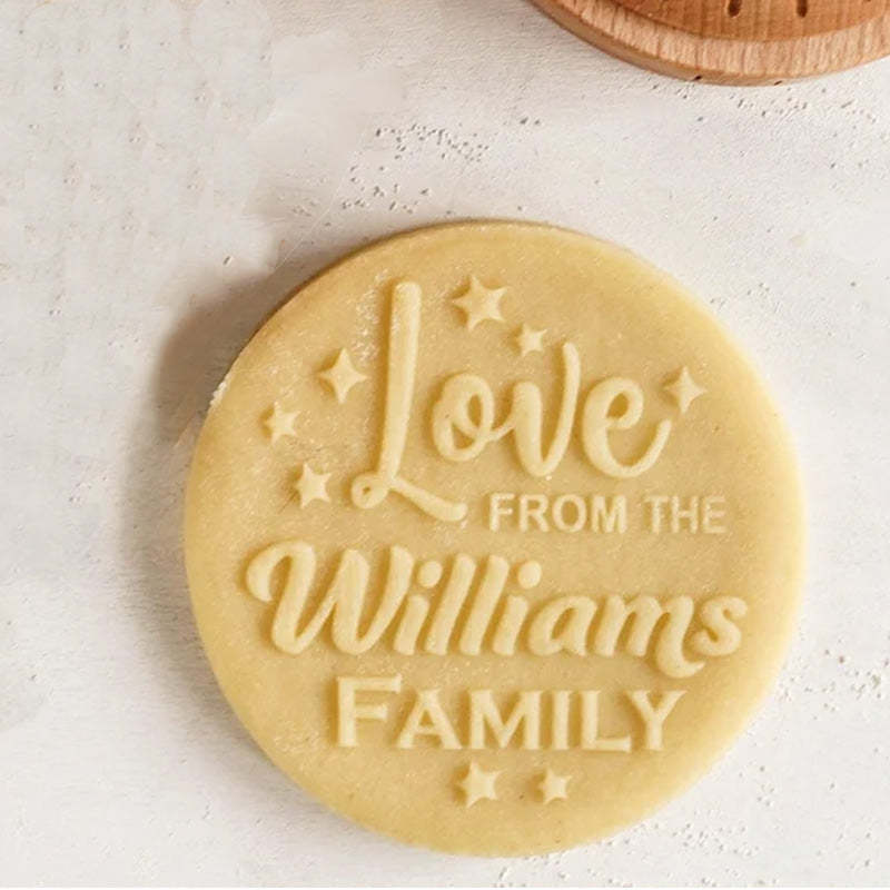 Personalized Christmas Cookie Cutter Gift Cookie From