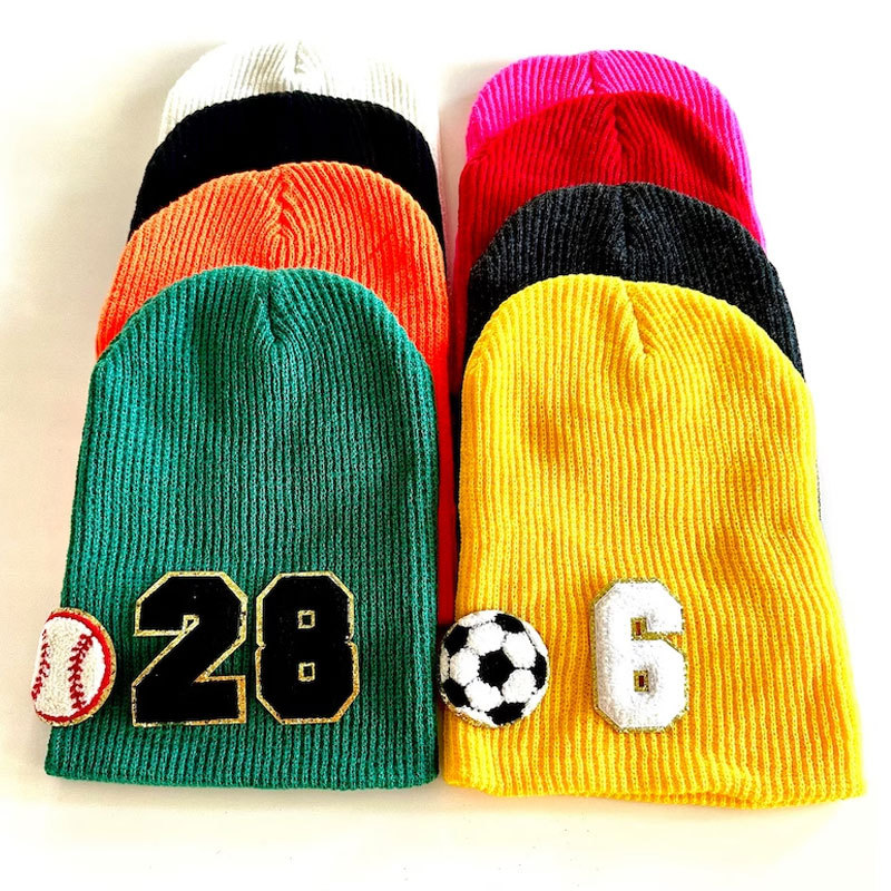 Custom Beanie for Hockey Mom, Hat for Hockey Player, Mutil Sports