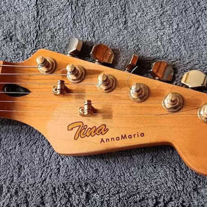 CUSTOM Vintage 50s Style Guitar and Bass Waterslide Headstock Decals