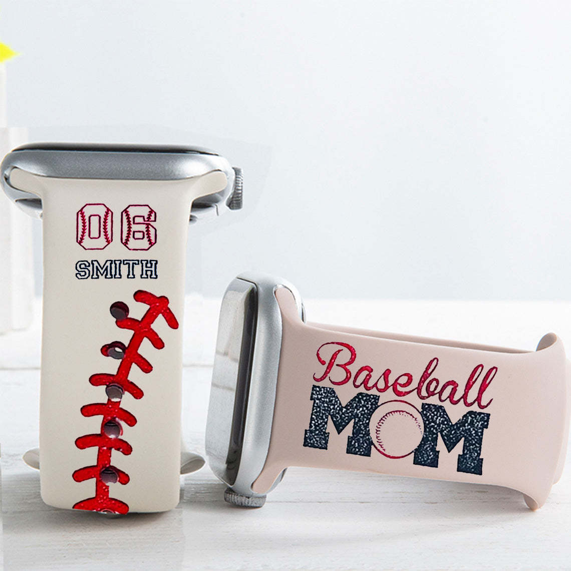 Baseball Mom Watch Band Compatible with Apple, Samsung & Fitbit